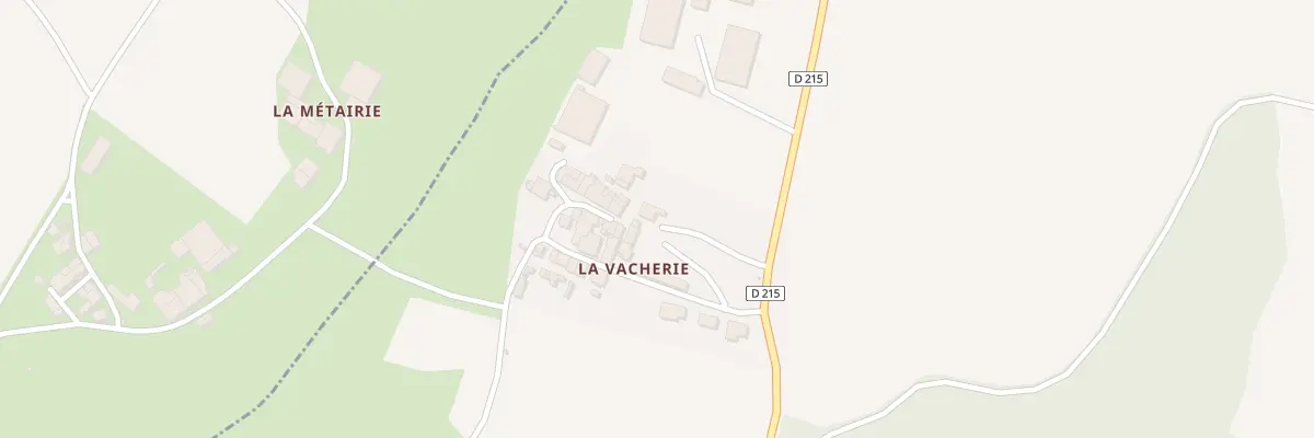 Plan du 1 La Vacherie à Puy-du-Lac