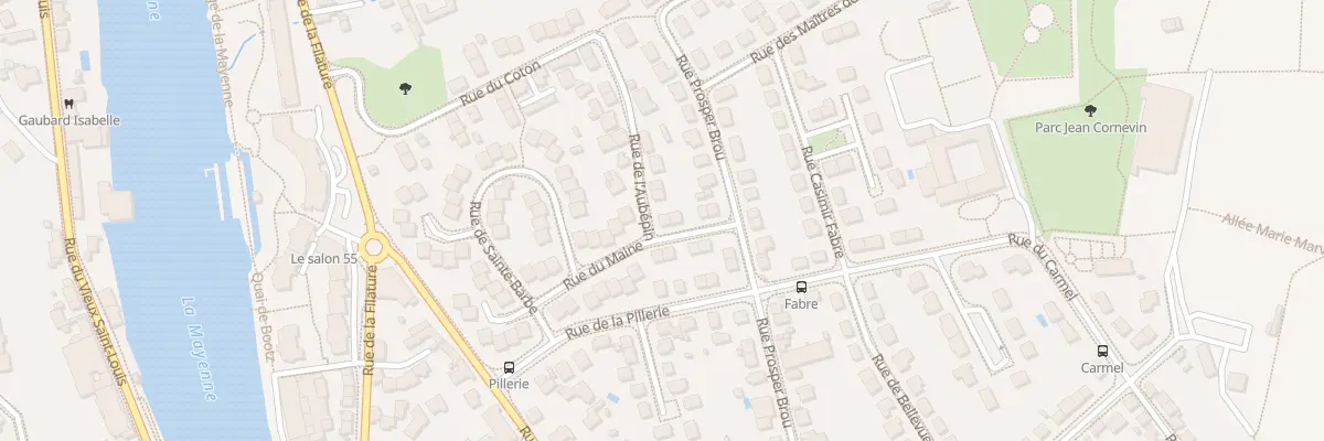 Plan du 10 Rue du Maine à Laval