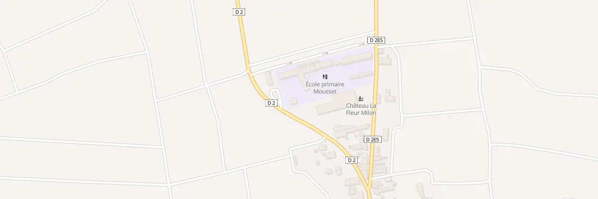 Plan du 63 Rte de Bordeaux à Pauillac