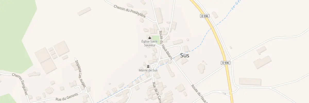Plan du 3 Pl Saint-Sauveur à Sus