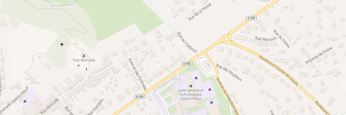 Plan du 9062 Av Georges Moutet à Orthez
