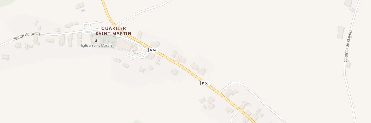 Plan du 1230 Rte du Bourg à Bonnut