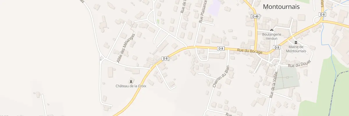Plan du 17 Rue du bocage à Montournais