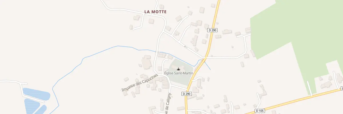 Plan du 2 Imp de la Ribee - Montchamp à Valdallière