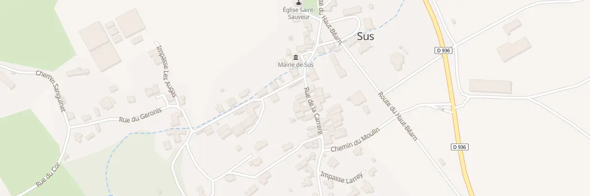 Plan du 4 Rue de la Carrere à Sus
