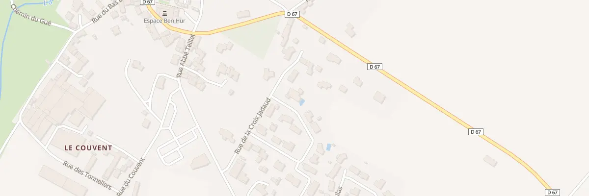 Plan du 1 Rue Jean Chevolleau à Antigny
