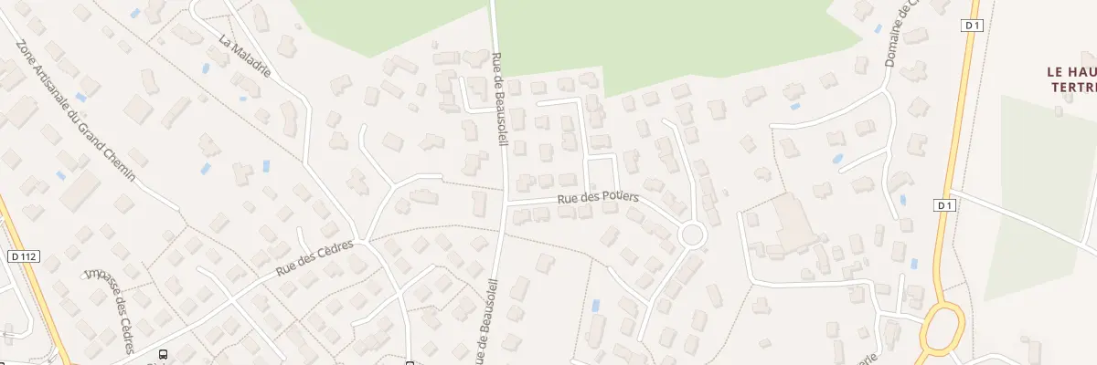 Plan du 3 Rue des Potiers à L’Huisserie
