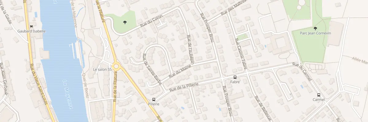 Plan du 16 Rue du Maine à Laval