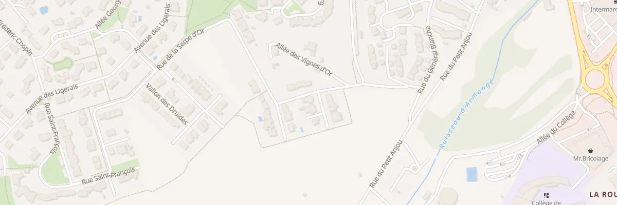 Plan du 2 All des Ambliates à Chalonnes-sur-Loire