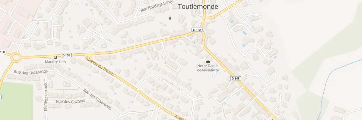 Plan du 5 All du Chemin Bleu à Trémentines
