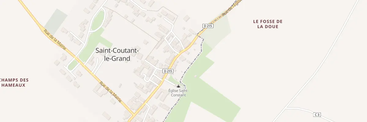 Plan du 30 Rue de l’Eglise à Saint-Coutant-le-Grand