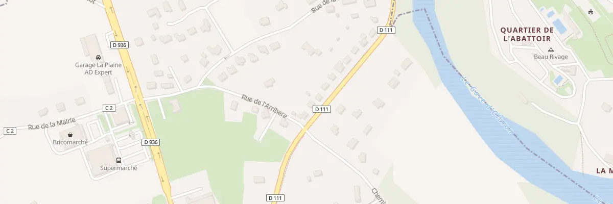 Plan du 20 Av de Navarrenx à Susmiou