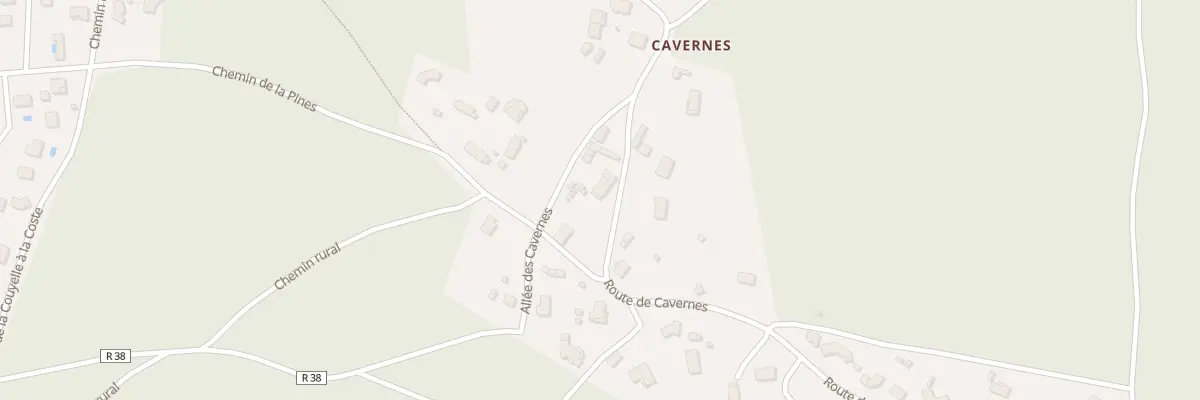 Plan du 17 Rte de Cavernes à Belin-Béliet
