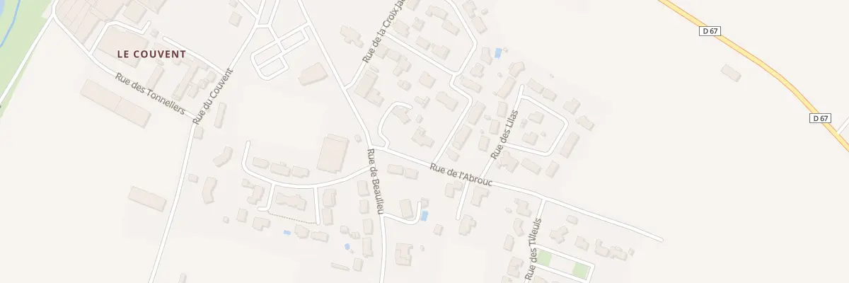 Plan du 11 Rue de l’Abrouc à Antigny