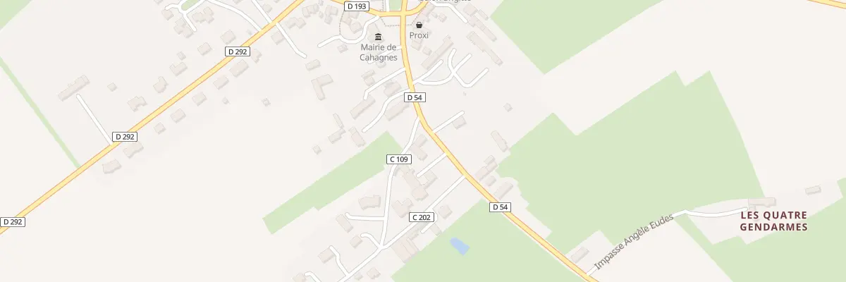 Plan du 1 Rue Denise Legrix à Cahagnes