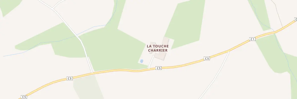 Plan du 1 La Touche Charrier à Saint-Pierre-des-Échaubrognes