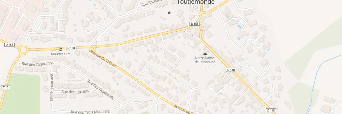 Plan du 4 All du Chemin Bleu à Montrevault-sur-Èvre