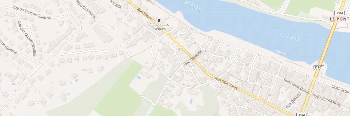 Plan du 27 Rue Haute des Noyers à Chalonnes-sur-Loire