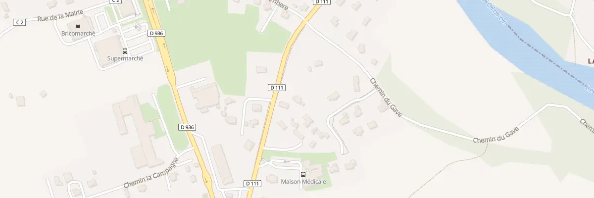 Plan du 13 Av de Navarrenx à Susmiou