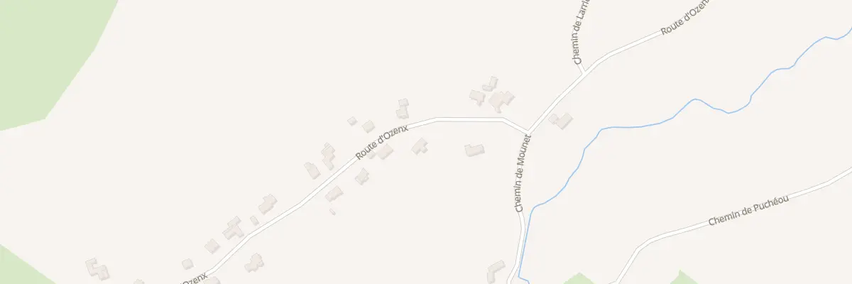 Plan du 645 Rte d’Ozenx à Loubieng