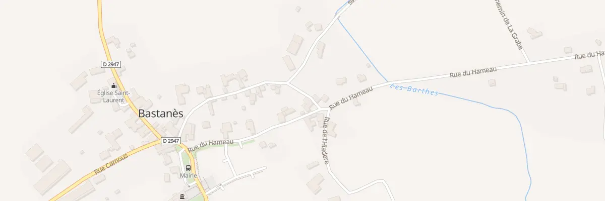 Plan du 9 Rue du Hameau à Bastanès