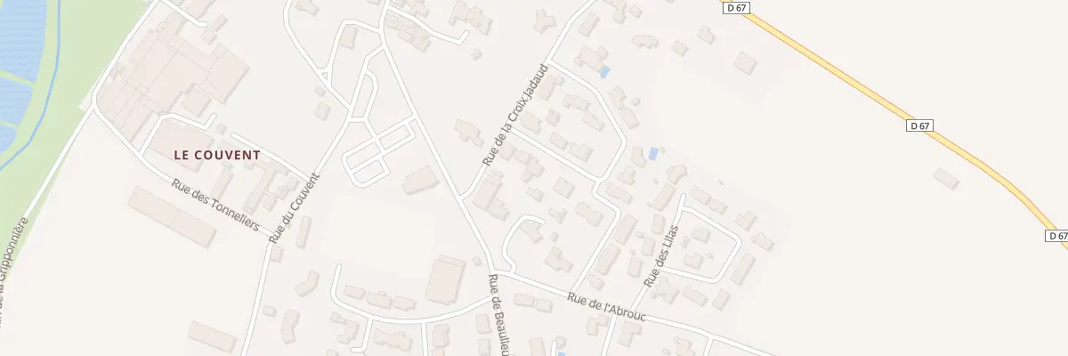 Plan du 8 Rue Jean Yole à Antigny