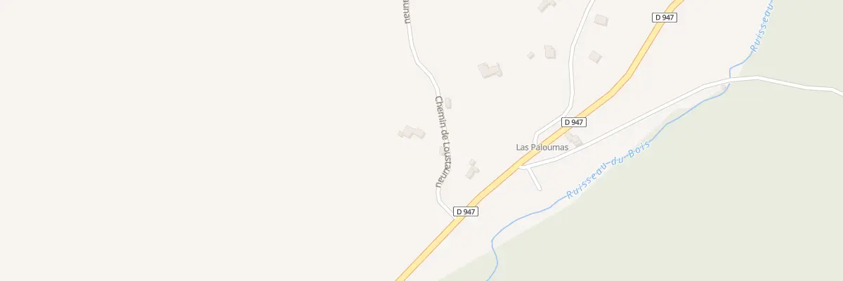 Plan du 1 Che de Loustaunau à Bugnein