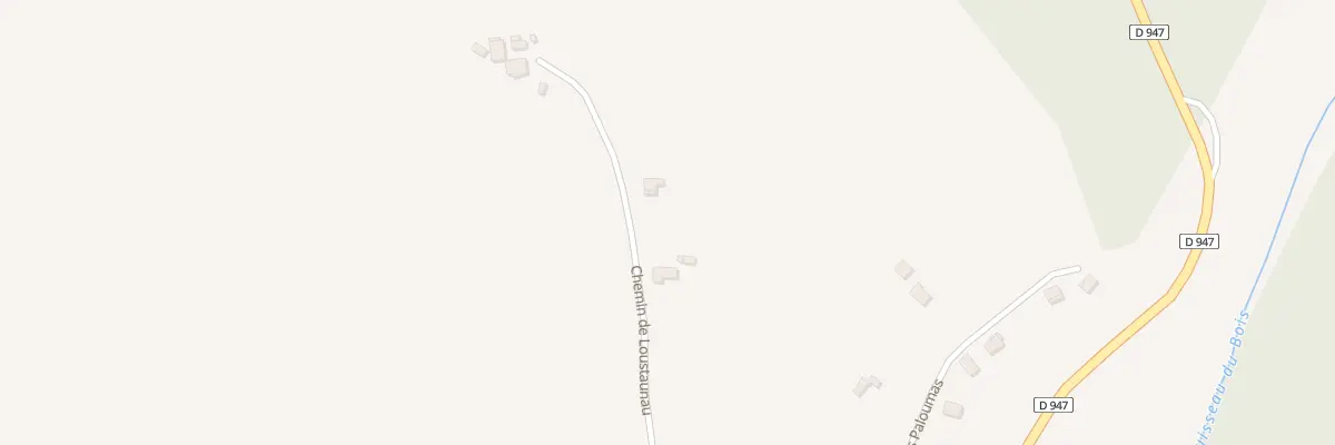 Plan du 8 Che de Loustaunau à Bugnein
