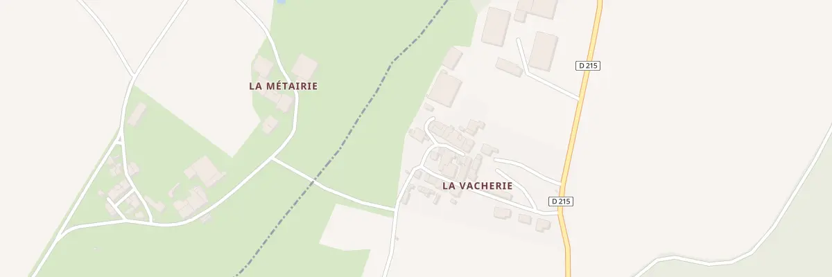 Plan du 6 La Vacherie à Puy-du-Lac