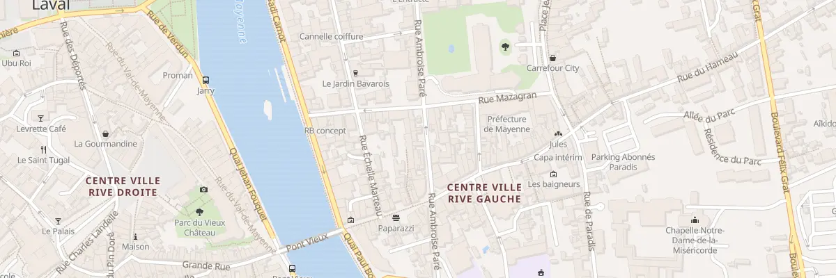 Plan du 16Q Rue Ambroise Paré à Laval