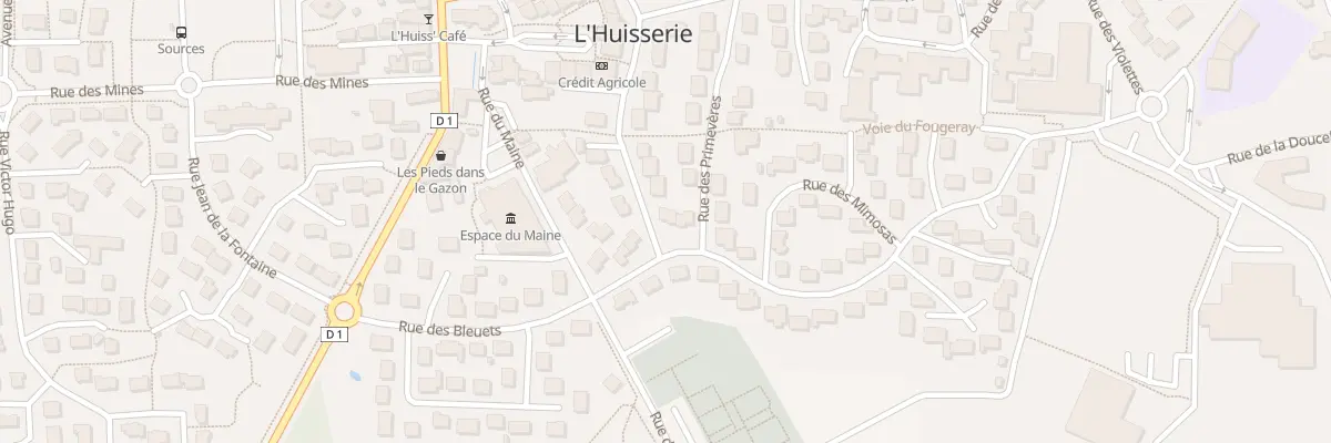 Plan du 11 Rue des Rosiers à Loupfougères