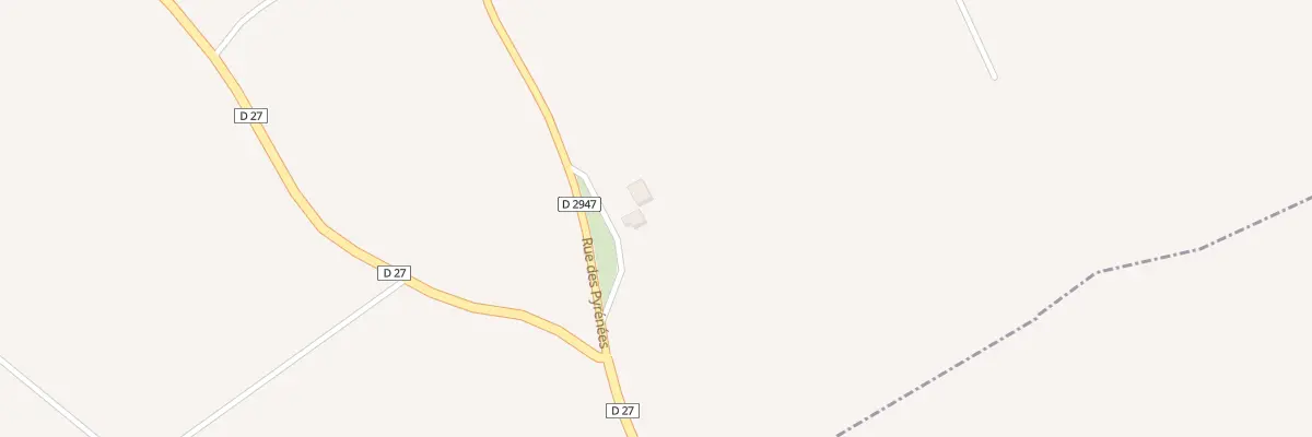 Plan du 2 Rue des Pyrenees à Bastanès