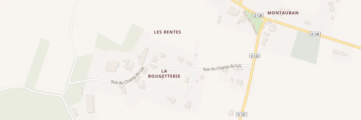 Plan du 8 Rue du Champ du Lys à Geay