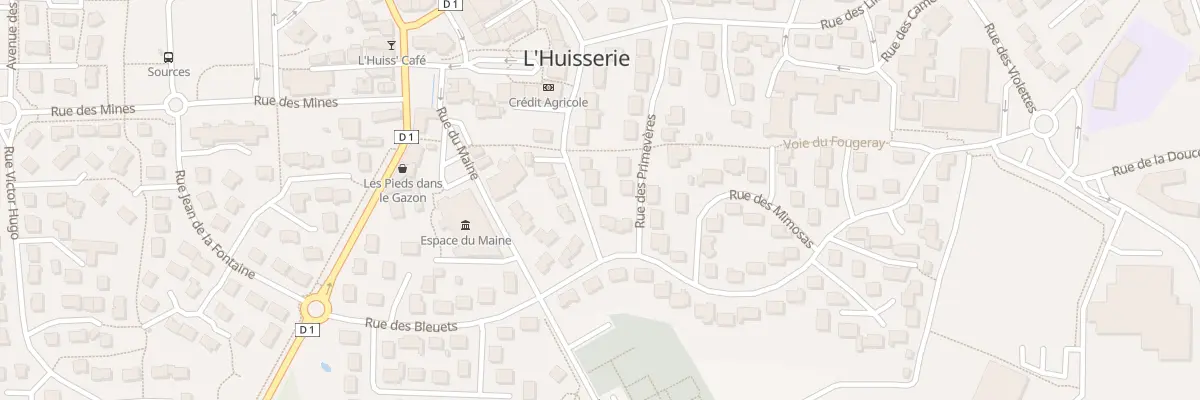 Plan du 8 Rue des Lilas à L’Huisserie