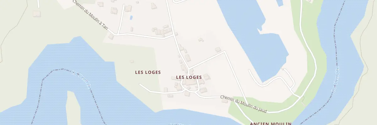 Plan du 29 Rue du moulin besson à Mervent