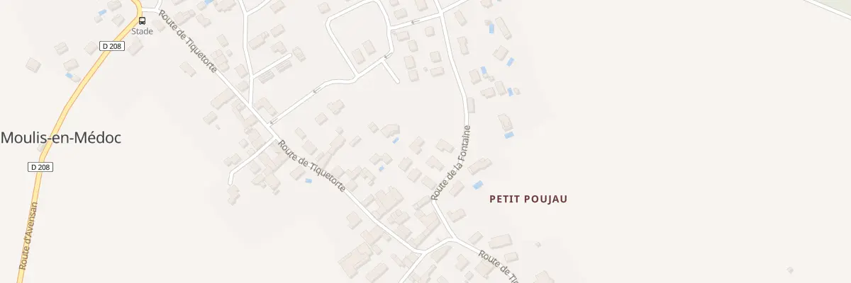 Plan du 63 Rte de la Fontaine à Moulis-en-Médoc