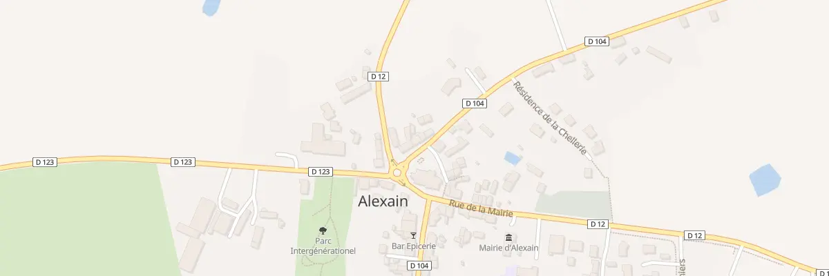 Plan du 3 Rue de marigny à Alexain