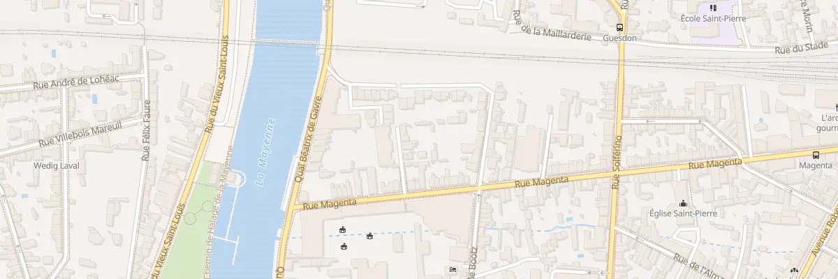 Plan du 12 Rue Magenta à Laval