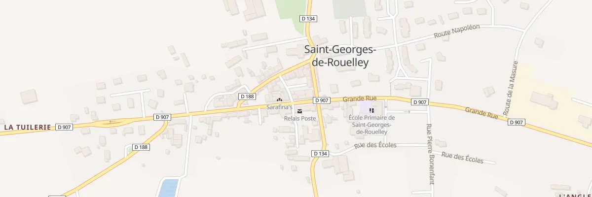 Plan du 29 Gr Grande Rue à Saint-Georges-de-Rouelley