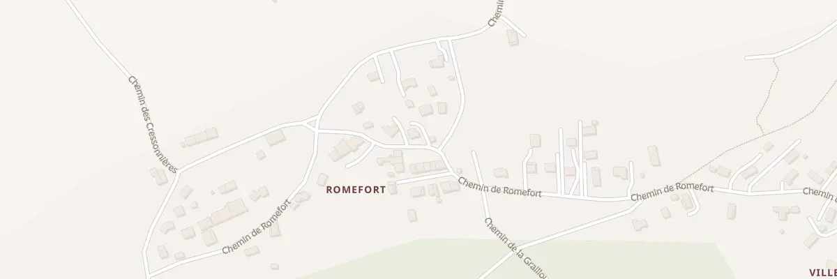 Plan du 33 Che de Romefort à Avensan