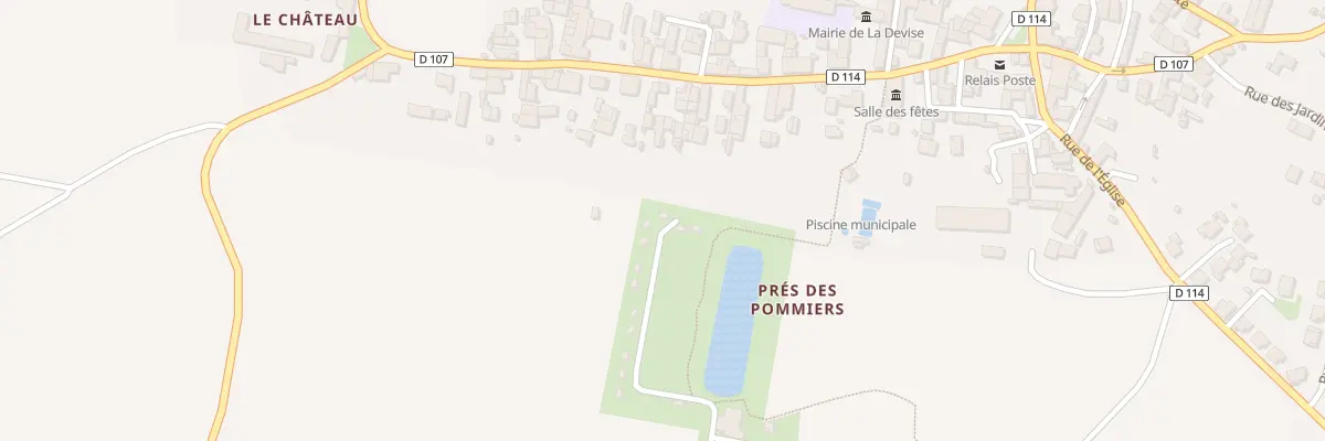 Plan du 10 All des Cabanes du Lac à La Devise