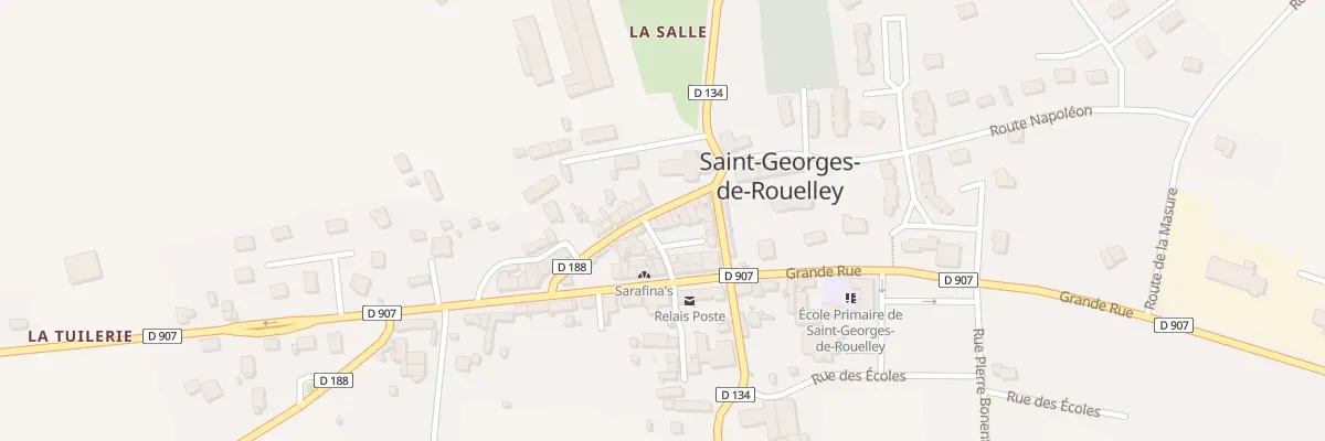 Plan du 12 Rue de l’Eglise à Saint-Georges-de-Rouelley