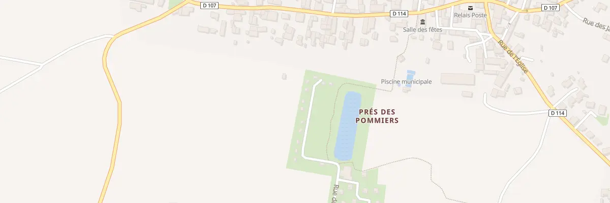 Plan du 7 All des Cabanes du Lac à La Devise
