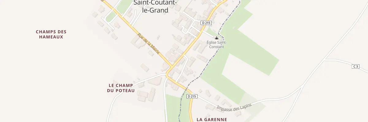 Plan du 8 Rue de l’Eglise à Saint-Coutant-le-Grand