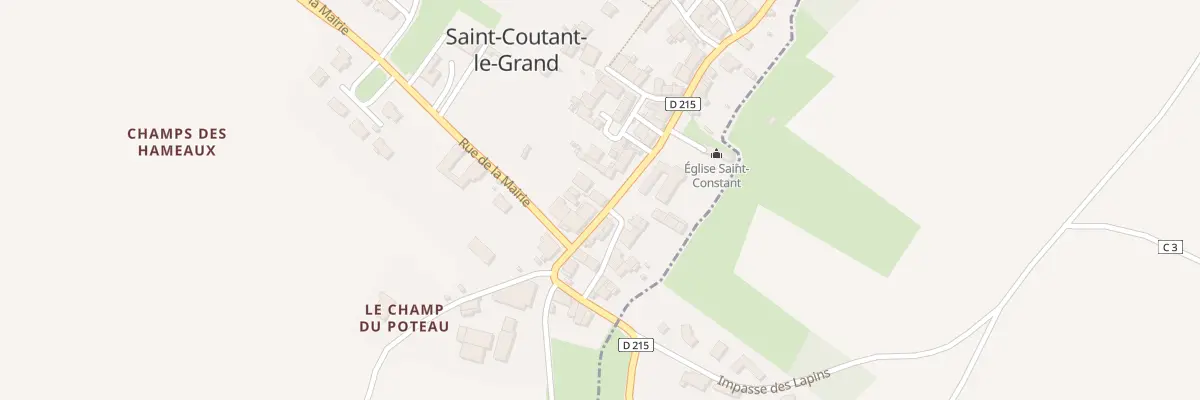 Plan du 5 Rue de l’Eglise à Saint-Coutant-le-Grand