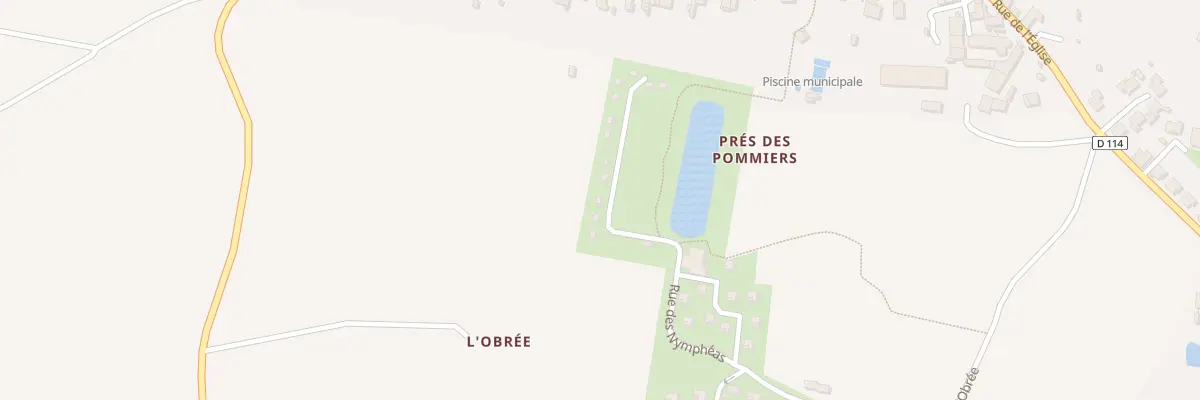 Plan du 3 All des Cabanes du Lac à La Devise