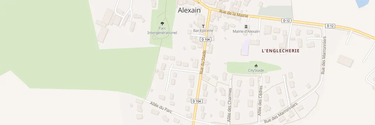 Plan du 2 Res de Livet à Alexain