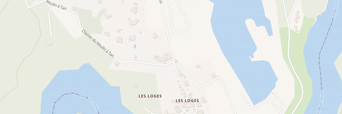 Plan du 2 Rue du moulin à tan à Mervent