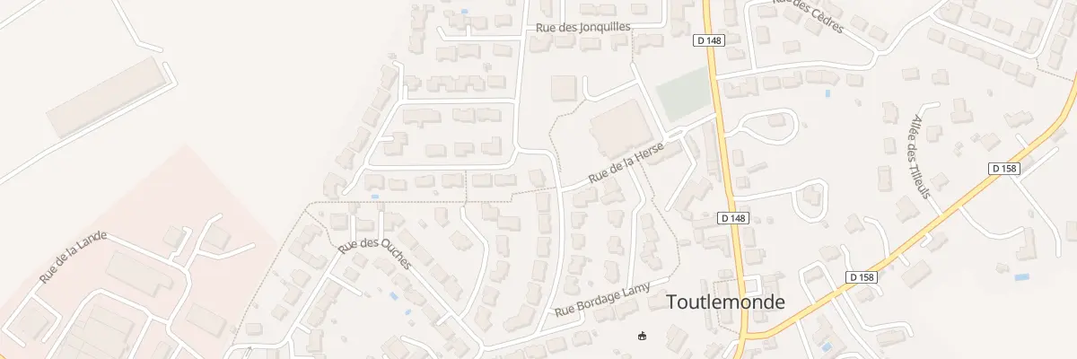 Plan du 13 Rue du chêne à Toutlemonde