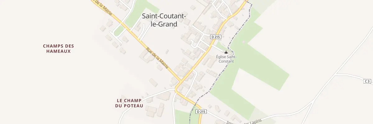 Plan du 7 Rue de l’Eglise à Saint-Coutant-le-Grand
